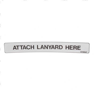 Picture of Decal - Attach Lanyard Here
