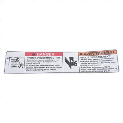 Picture of Decal Warn.crush Hazard (fre)