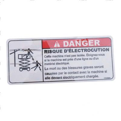 Picture of Decal Danger Elect.hazard(fre)
