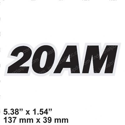 Picture of Decal-Model Desig. 20am