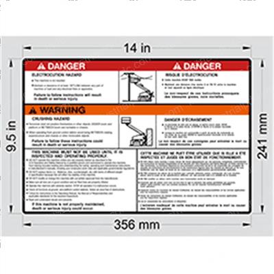 Picture of Decal Warning Mtb (can)