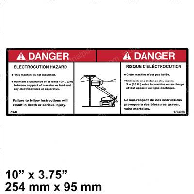 Picture of Decal Danger (can)