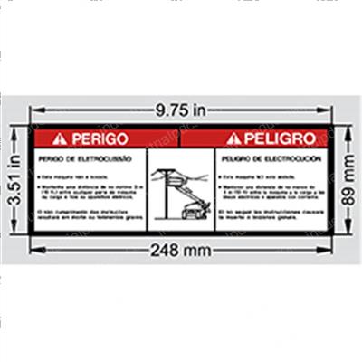 Picture of Decal - Elect Hazard (lat)