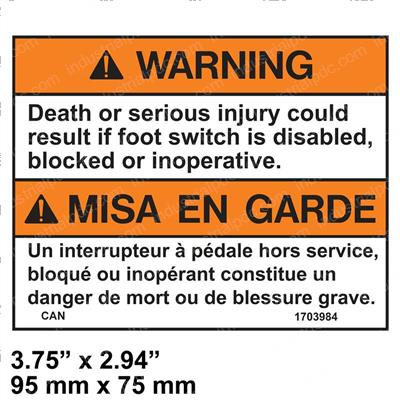 Picture of Decal Foot Switch (can)