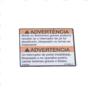 Picture of Decal Foot Switch (lat)