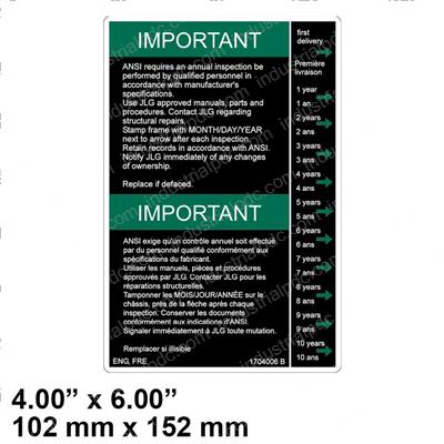 Picture of Decal Upright Level O/R (can)