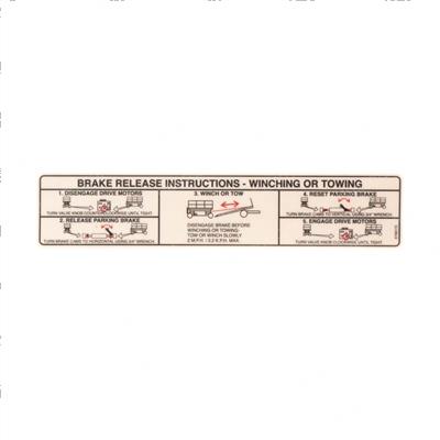 Picture of Decal - Towing/Winching Instr.