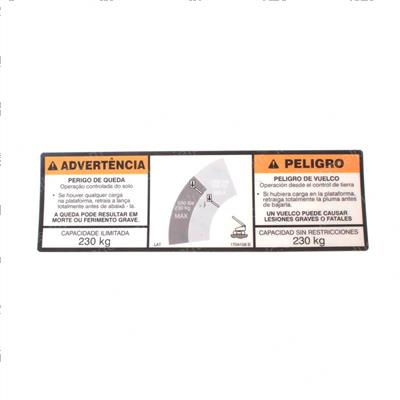 Picture of Decal Warning Dual Cap (lat)