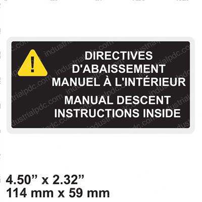 Picture of Decal Man Des Instr Inside(can