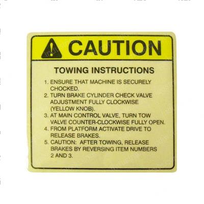 Picture of Decal - Brake Release(aus)