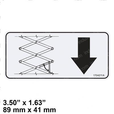 Picture of Decal Wide Safety Prop