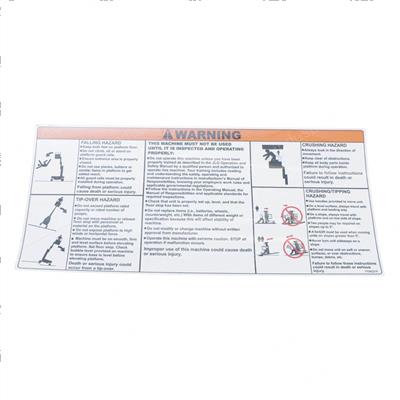 Picture of Decal Warning