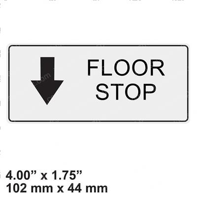 Picture of Decal - Floor Stop (ami)