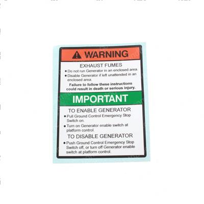 Picture of Decal Generator Danger (eng)