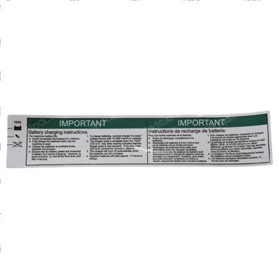 Picture of Decal Bat Charge Instr (can)