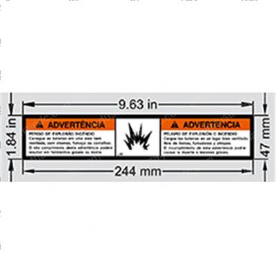 Picture of Decal - Battery Vent (sp)
