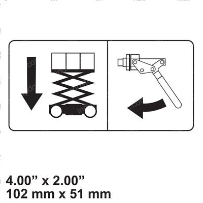 Picture of Decal - Manual Descent