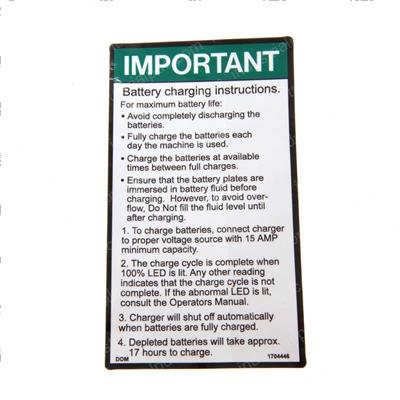 Picture of Decal Charging Instr