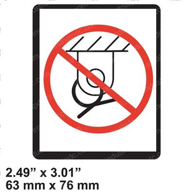 Picture of Decal - No Tie Down