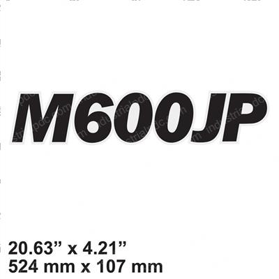 Picture of Decal - Model M600jp