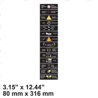 Picture of Decal Legend(eng/Fre)