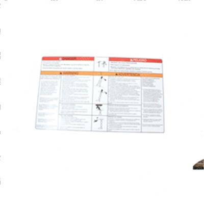 Picture of Decal Danger/Warning(eng Spa)