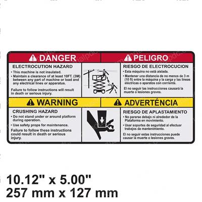 Picture of Decal Elect/Crush(eng Spa