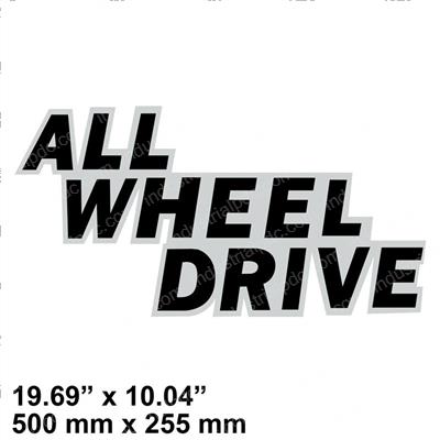 Picture of Decal All Wheel Drive