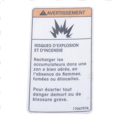 Picture of Decal  Fire Hazard (can F