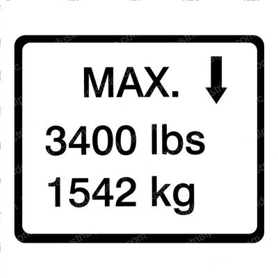 Picture of Decal Max Load