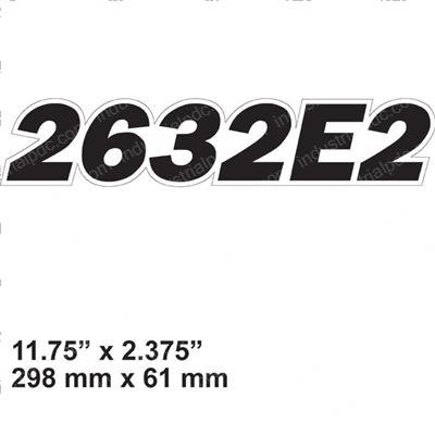 Picture of Decal 2632 Model