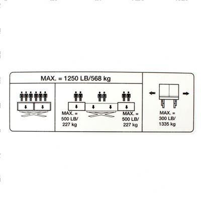 Picture of Decal Cap(1250lb-568kg)(dual)