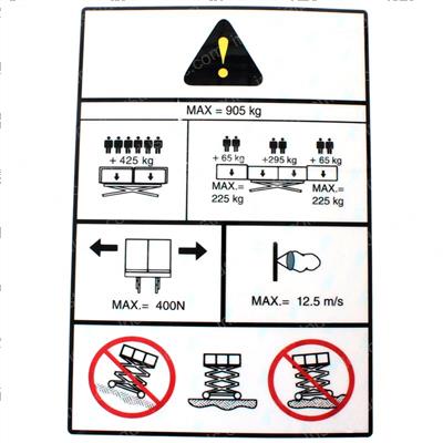 Picture of Decal - Cap(905kg)(dual Ext