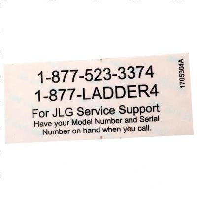 Picture of Decal Alternate Service