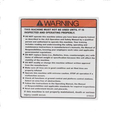 Picture of Decal - Inspection 1350sjp