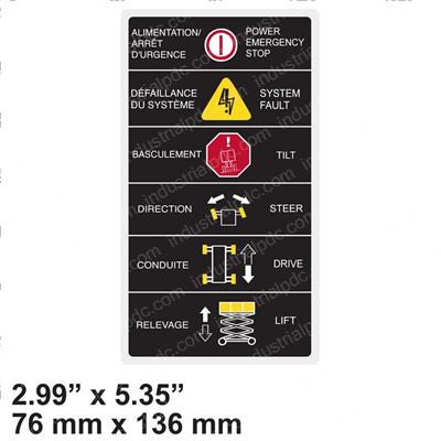 Picture of Decal - Legend Eng/Fre