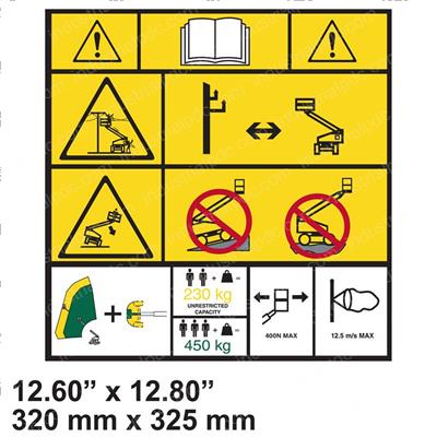 Picture of Decal - Danger/Warning (plf)