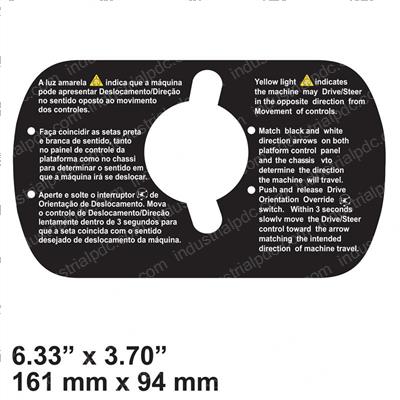 Picture of Decal - Drv/Str Instr. (por)