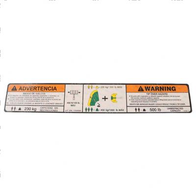 Picture of Decal Warn Dual Cap(lat S