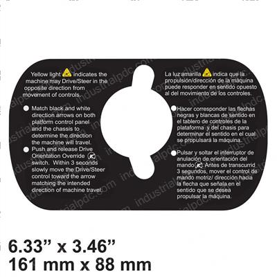 Picture of Decal Drv/Str Instr (eng/