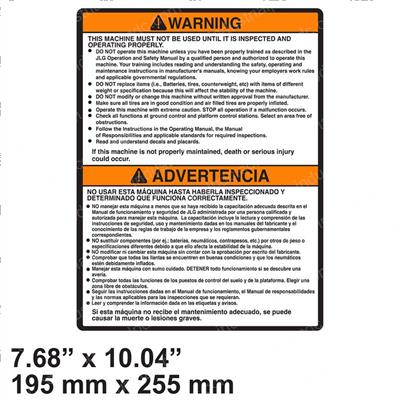 Picture of Decal - Warning