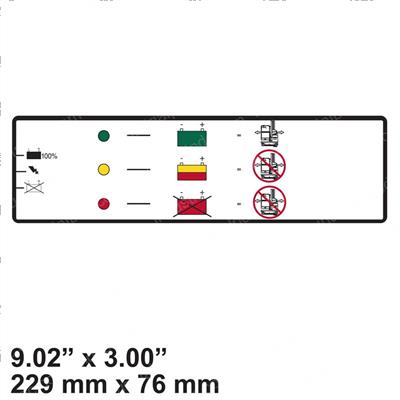 Picture of Decal - Bat. Charging Instr.