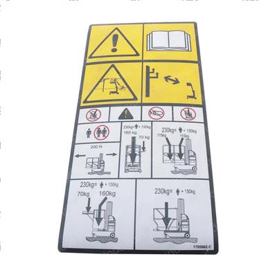 Picture of Decal Warning