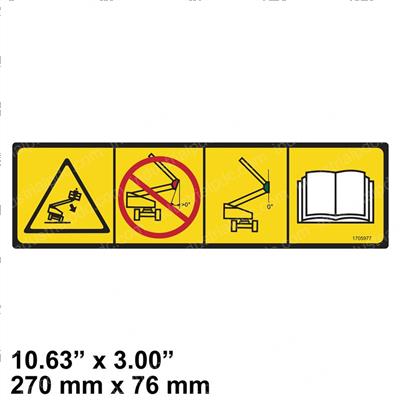 Picture of Decal - Upright Level Over