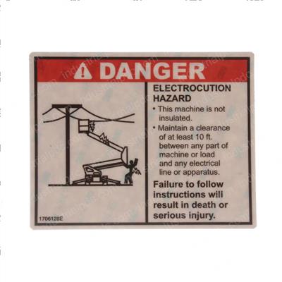 Picture of Decal Danger Electrocution