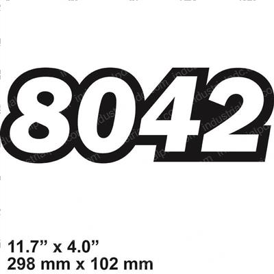 Picture of Decal 8042 Model Number