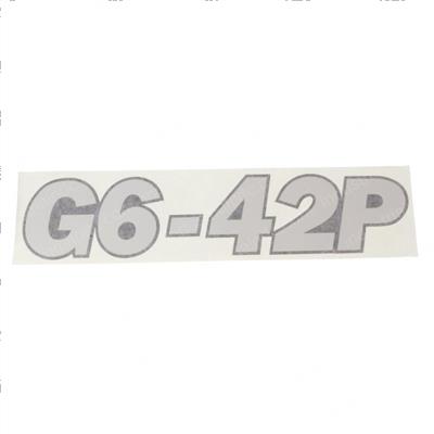 Picture of Decal - Model G6-42p