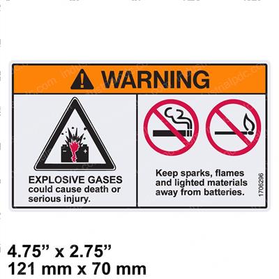 Picture of Decal_Battery Warning_Lul