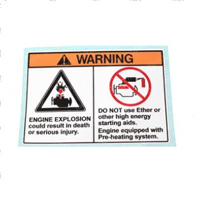 Picture of Decal - Ether Warning