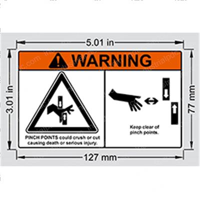 Picture of Decal - Pinch Point